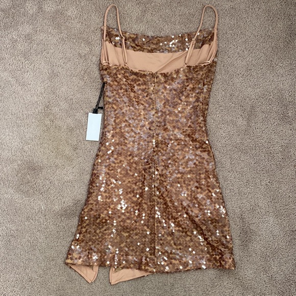 ASTR The Label Sparks Fly Sequin Cowl Neck Mini Dress Size XS - Picture 9 of 13